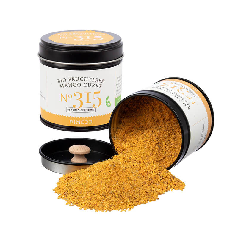Bio Fruchtiges Mango Curry N° 315 von Rimoco, 70 g weitere Ansicht Bio Fruchtiges Mango Curry N° 315 von Rimoco, 70 g