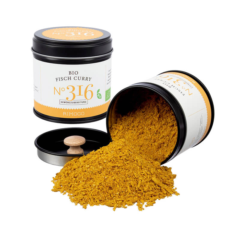 Bio Fisch Curry N° 316 von Rimoco, 65 g