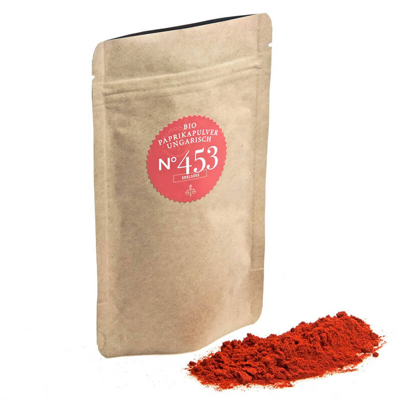 Bio Paprikapulver ungarisch edelsüß Nachfüllpack N° 453 von Rimoco, 70 g weitere Ansicht Bio Paprikapulver ungarisch edelsüß Nachfüllpack N° 453 von Rimoco, 70 g