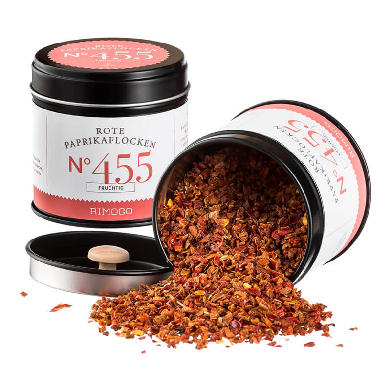 Bio Rote Paprikaflocken N° 455 von Rimoco, 65 g weitere Ansicht Bio Rote Paprikaflocken N° 455 von Rimoco, 65 g