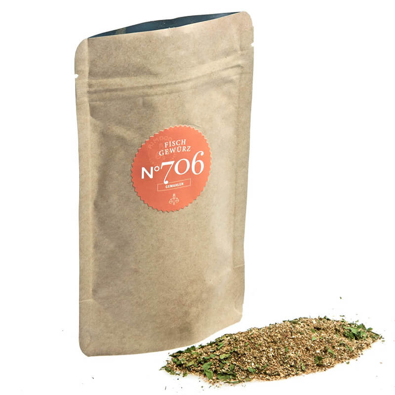Bio Fischgewürz Nachfüllpack N° 706 von Rimoco, 70 g weitere Ansicht Bio Fischgewürz Nachfüllpack N° 706 von Rimoco, 70 g