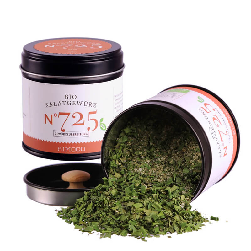 Bio Salatgewürz Gewürzmischung N° 725 von Rimoco, 55 g weitere Ansicht Bio Salatgewürz Gewürzmischung N° 725 von Rimoco, 55 g