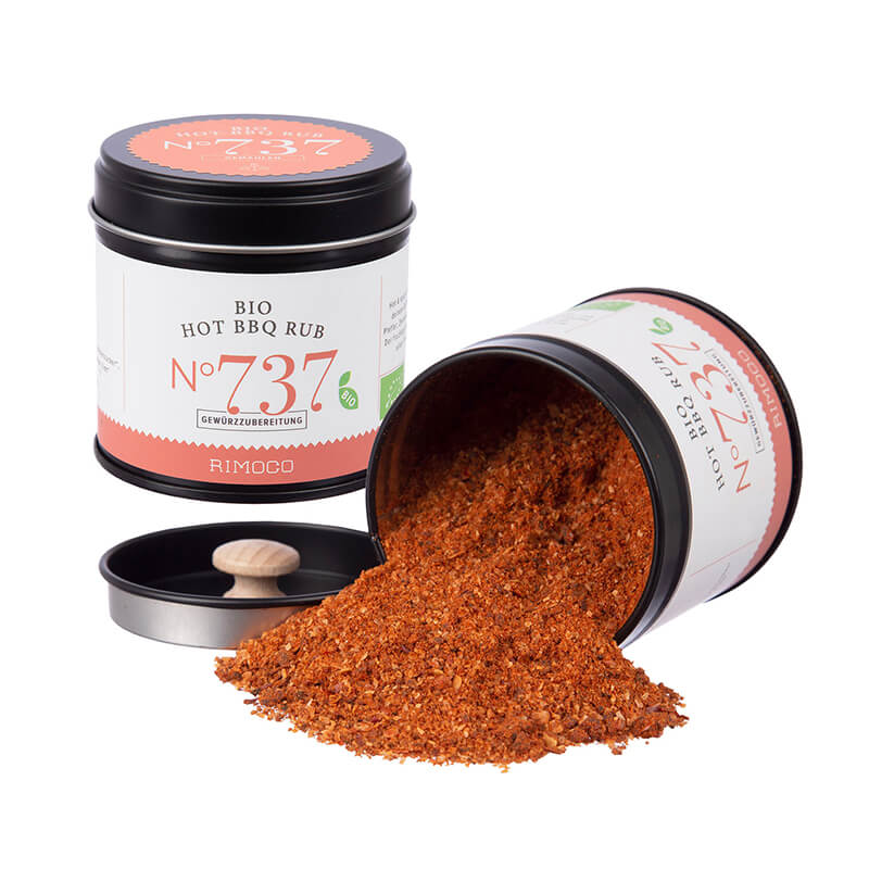 Bio Hot BBQ Rub N° 737 von Rimoco, 90 g weitere Ansicht Bio Hot BBQ Rub N° 737 von Rimoco, 90 g