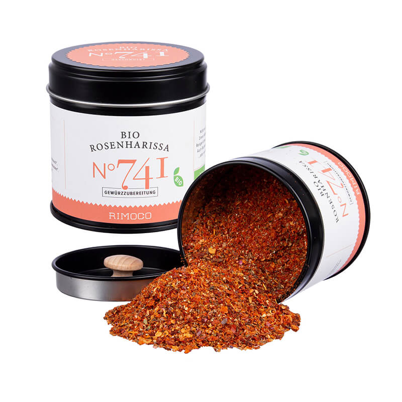 Bio Rosenharissa Gewürzmischung N° 741 von Rimoco, 60 g weitere Ansicht Bio Rosenharissa Gewürzmischung N° 741 von Rimoco, 60 g