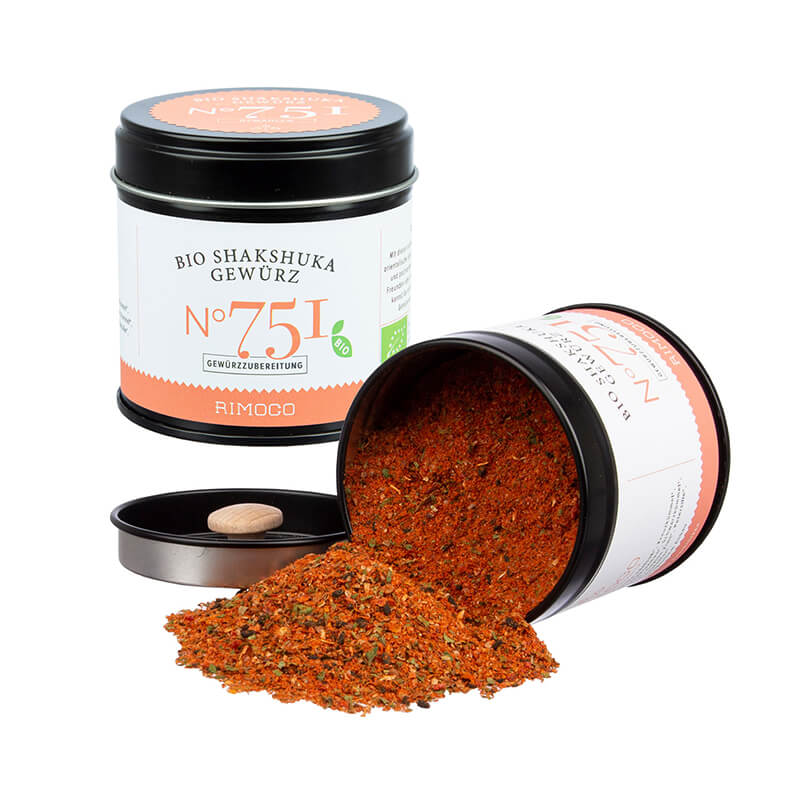 Bio Shakshuka Gewürzmischung N° 751 von Rimoco, 75 g weitere Ansicht Bio Shakshuka Gewürzmischung N° 751 von Rimoco, 75 g
