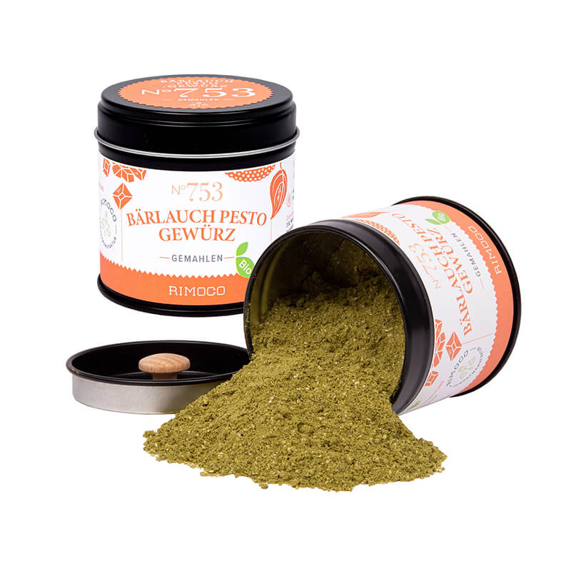 Bio Bärlauch Pesto Gewürzmischung N° 753 von Rimoco, 75 g weitere Ansicht Bio Bärlauch Pesto Gewürzmischung N° 753 von Rimoco, 75 g