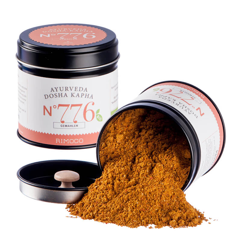 Bio Ayurveda Dosha Kapha Gewürzmischung N° 776 von Rimoco, 60 g weitere Ansicht Bio Ayurveda Dosha Kapha Gewürzmischung N° 776 von Rimoco, 60 g