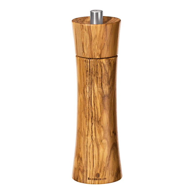 Salzmühle Frankfurt manuell 18 cm Olivenholz von Zassenhaus weitere Ansicht Salzmühle Frankfurt manuell 18 cm Olivenholz von Zassenhaus