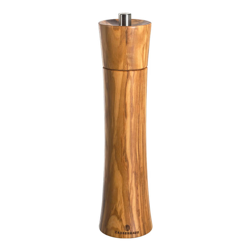 Pfeffermühle Frankfurt manuell 24 cm Olivenholz von Zassenhaus weitere Ansicht Pfeffermühle Frankfurt manuell 24 cm Olivenholz von Zassenhaus