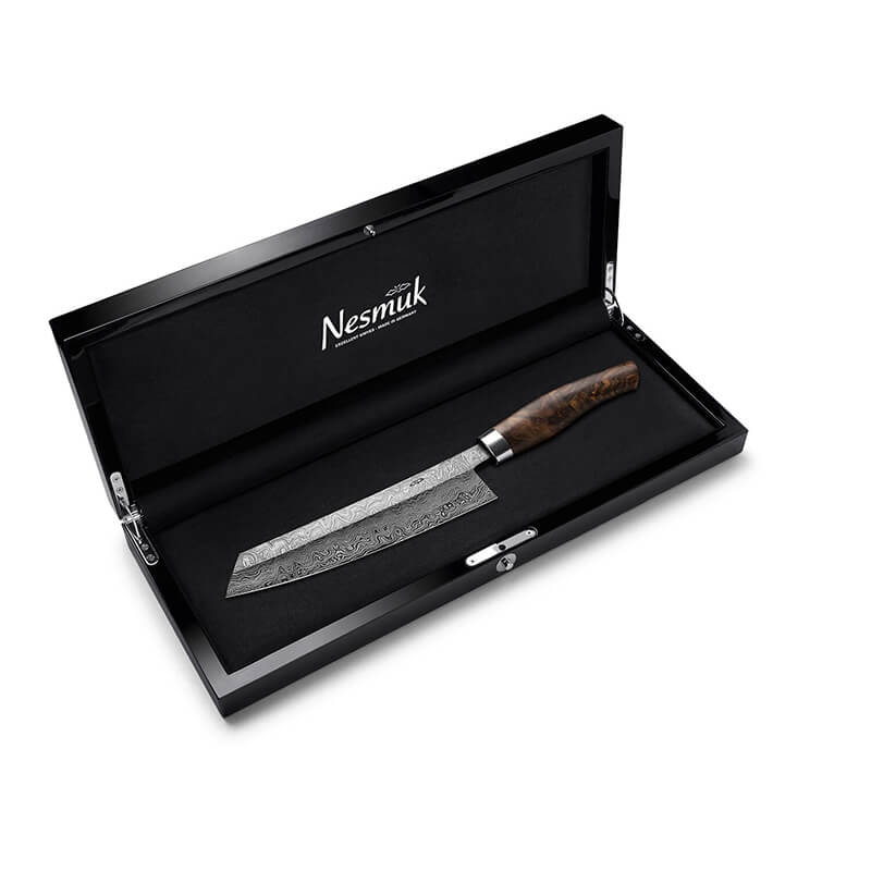 Nesmuk EXKLUSIV C100 Kochmesser 180 mm, Griff Walnuss Maser weitere Ansicht Nesmuk EXKLUSIV C100 Kochmesser 180 mm, Griff Walnuss Maser