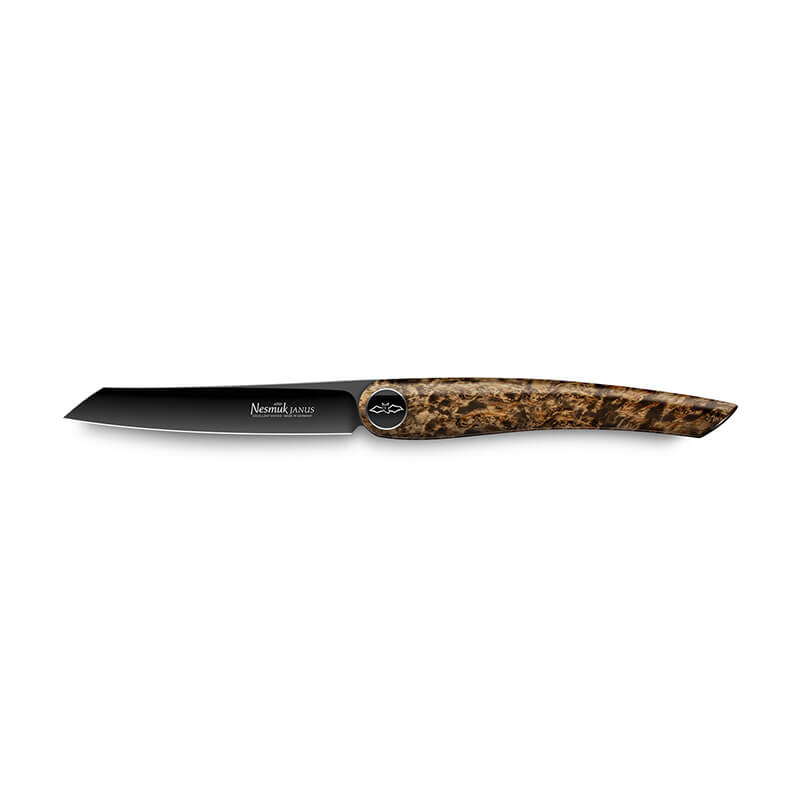Nesmuk JANUS Folder 89 mm, Griff Karelische Maserbirke weitere Ansicht Nesmuk JANUS Folder 89 mm, Griff Karelische Maserbirke