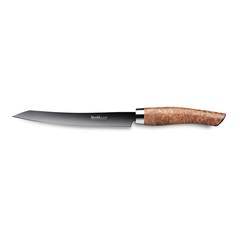 Nesmuk JANUS Slicer 160 mm, Griff Eukalyptus Maser weitere Ansicht Nesmuk JANUS Slicer 160 mm, Griff Eukalyptus Maser