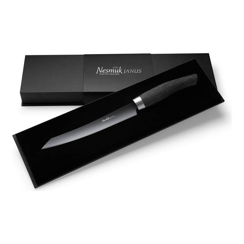 Nesmuk JANUS Slicer 160 mm, Griff Mooreiche weitere Ansicht Nesmuk JANUS Slicer 160 mm, Griff Mooreiche