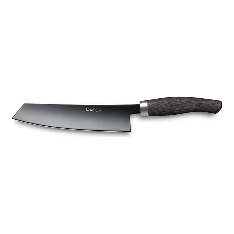 Nesmuk JANUS Kochmesser 180 mm, Griff Mooreiche weitere Ansicht Nesmuk JANUS Kochmesser 180 mm, Griff Mooreiche