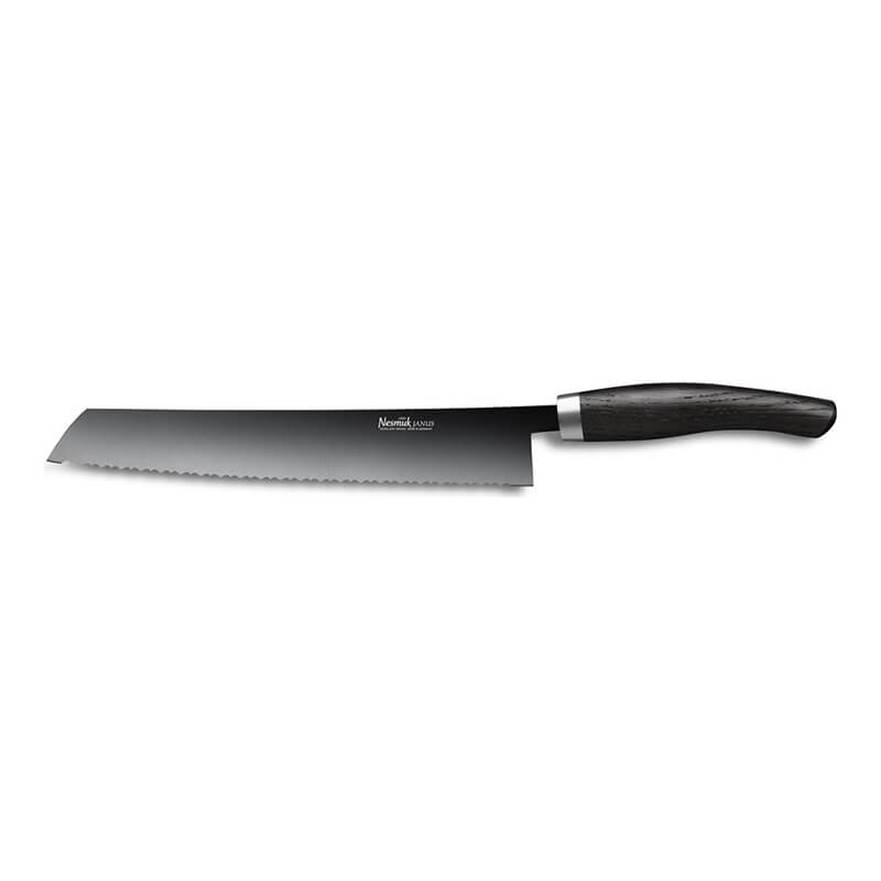Nesmuk JANUS Brotmesser 270 mm, Griff Mooreiche weitere Ansicht Nesmuk JANUS Brotmesser 270 mm, Griff Mooreiche