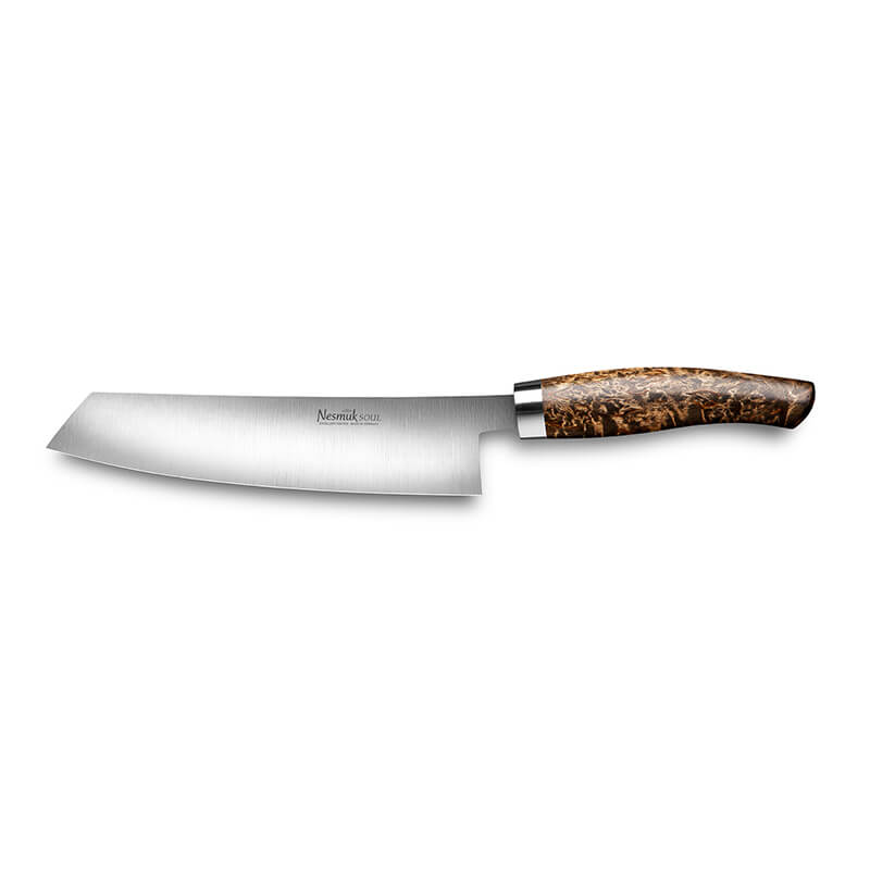 Nesmuk SOUL Kochmesser 180 mm, Griff Karelische Maserbirke