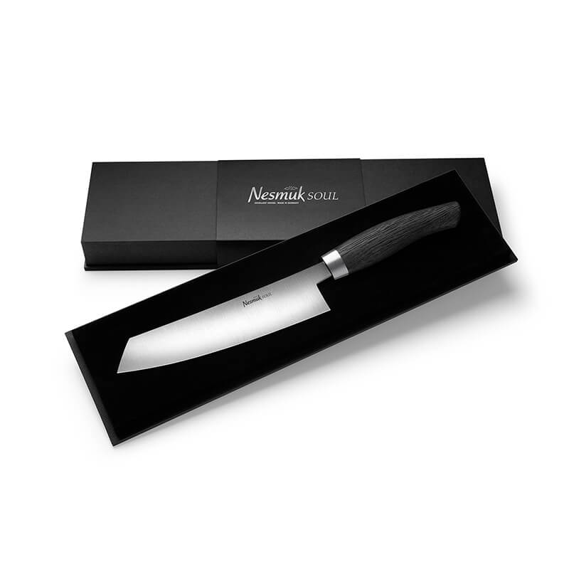 Nesmuk SOUL Kochmesser 180 mm, Griff Mooreiche