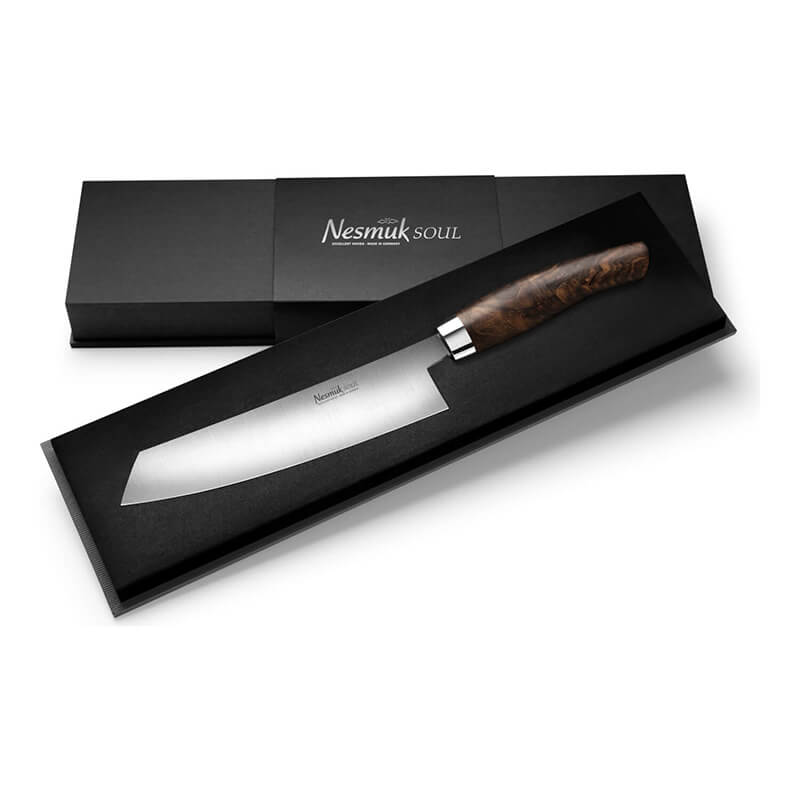 Nesmuk SOUL Kochmesser 140 mm, Griff Walnuss Maser weitere Ansicht Nesmuk SOUL Kochmesser 140 mm, Griff Walnuss Maser