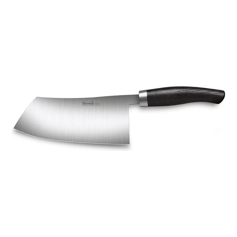Nesmuk SOUL Chinesisches Kochmesser 180 mm, Griff Mooreiche weitere Ansicht Nesmuk SOUL Chinesisches Kochmesser 180 mm, Griff Mooreiche