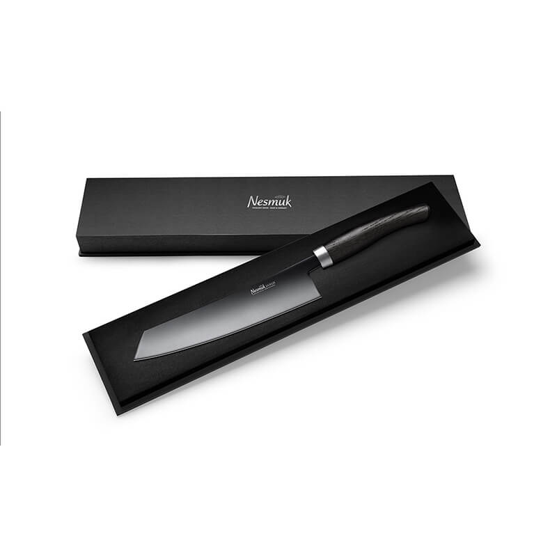 Nesmuk JANUS Kochmesser 240 mm, Griff Mooreiche weitere Ansicht Nesmuk JANUS Kochmesser 240 mm, Griff Mooreiche