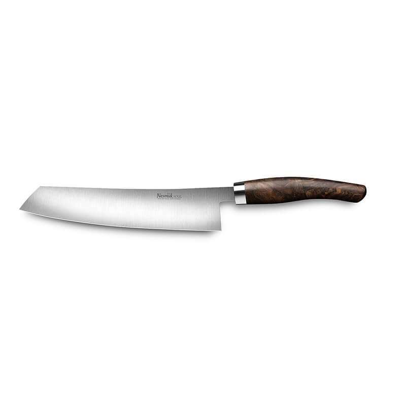 Nesmuk SOUL Kochmesser 240 mm, Griff Walnuss Maser