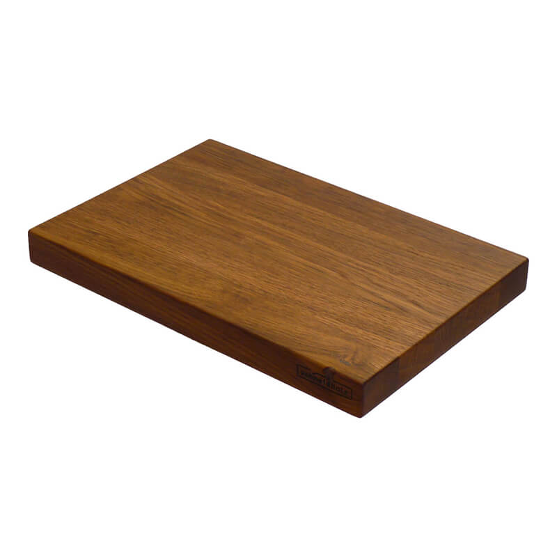 Steakbrett ohne Saftrille aus Kupfereiche geölt, 300 x 200 x 28 mm von Schneidholz weitere Ansicht Steakbrett ohne Saftrille aus Kupfereiche geölt, 300 x 200 x 28 mm von Schneidholz