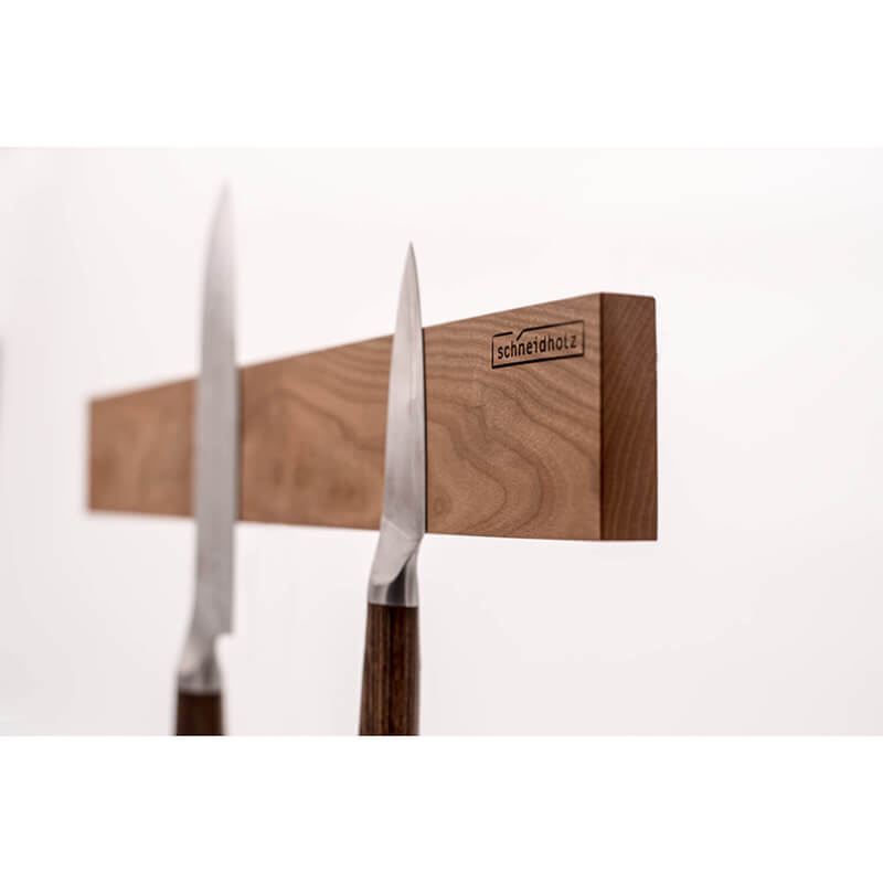 Magnetleiste für bis zu 6 Messer aus Kern Buche, 350 x 60 x 17 mm von Schneidholz weitere Ansicht Magnetleiste für bis zu 6 Messer aus Kern Buche, 350 x 60 x 17 mm von Schneidholz