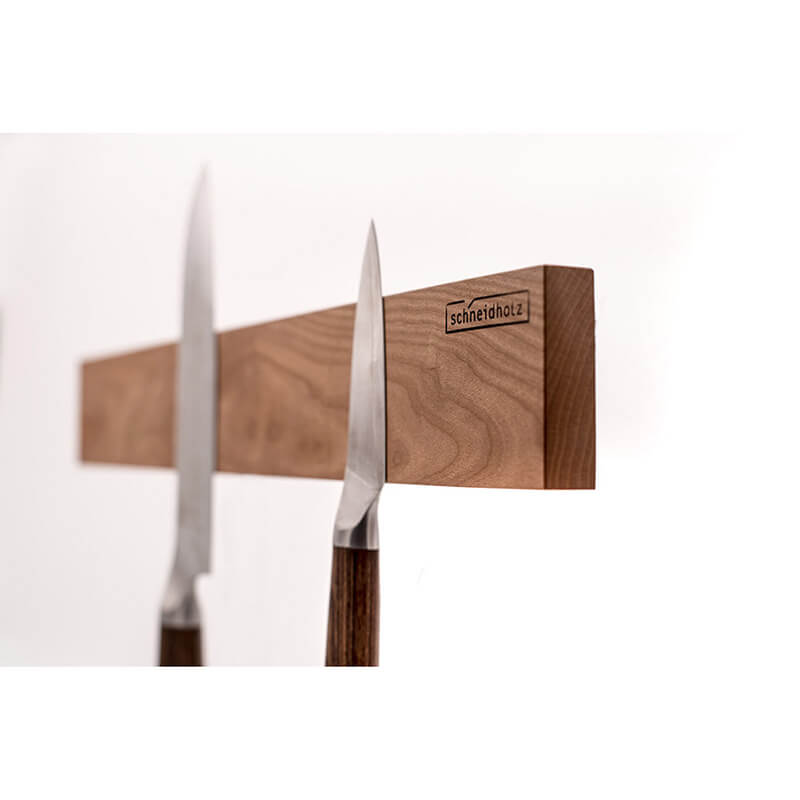 Magnetleiste für bis zu 6 Messer aus Kupfereiche, 350 x 60 x 17 mm von Schneidholz weitere Ansicht Magnetleiste für bis zu 6 Messer aus Kupfereiche, 350 x 60 x 17 mm von Schneidholz