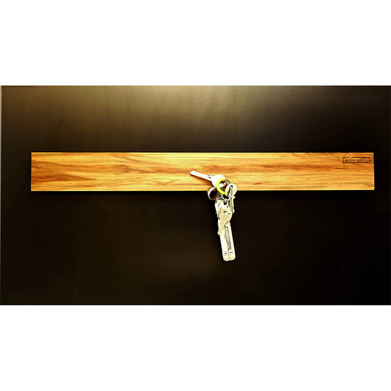 Magnetleiste aus Satin Walnut, 550 x 60 x 17 mm von Schneidholz weitere Ansicht Magnetleiste aus Satin Walnut, 550 x 60 x 17 mm von Schneidholz