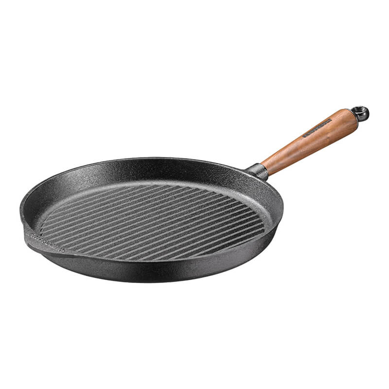 Skeppshult Grillpfanne mit Holzgriff Walnuss, 28 cm weitere Ansicht Skeppshult Grillpfanne mit Holzgriff Walnuss, 28 cm