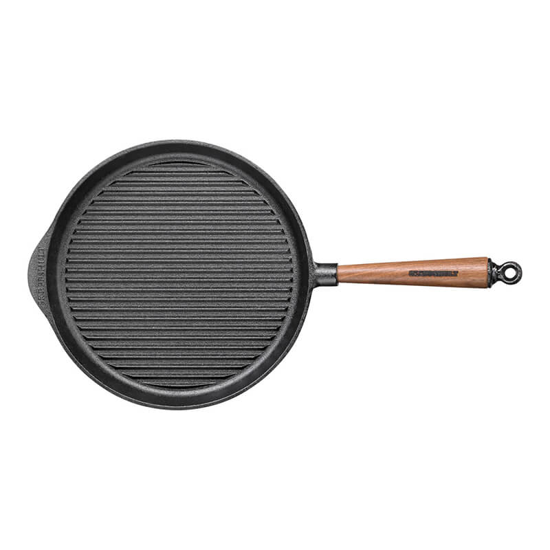 Skeppshult Grillpfanne mit Holzgriff Walnuss, 28 cm weitere Ansicht Skeppshult Grillpfanne mit Holzgriff Walnuss, 28 cm