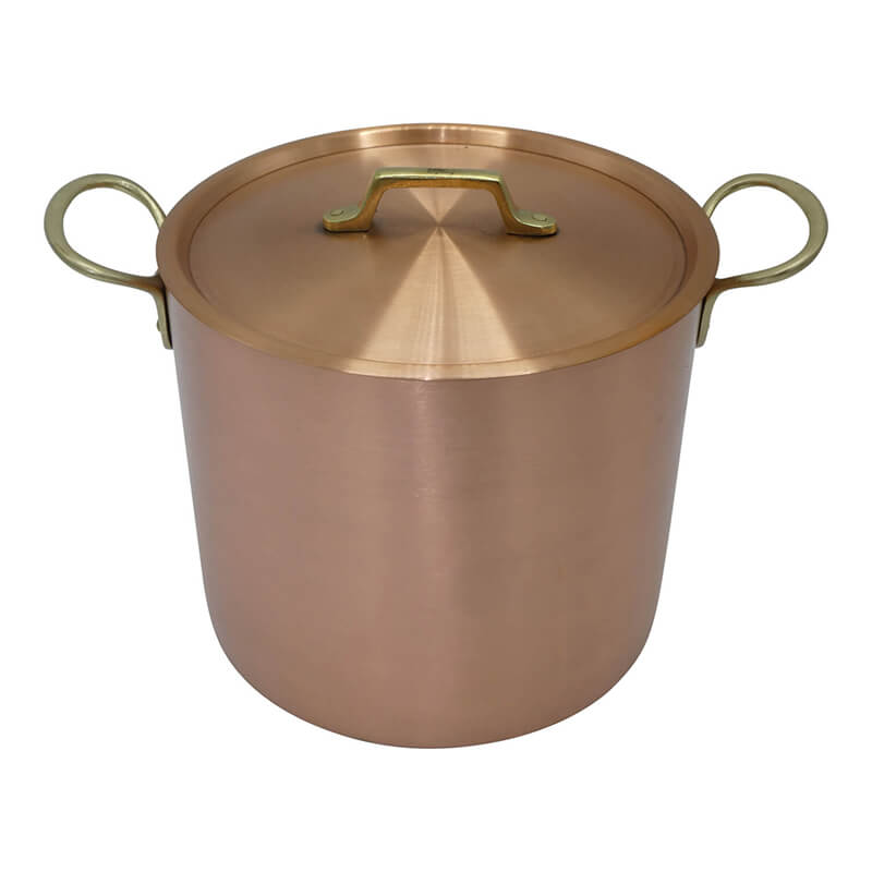 Gemüsetopf mit Deckel aus Kupfer, Ø 20 cm - 5,3 l von Kupfermanufaktur Weyersberg weitere Ansicht Gemüsetopf mit Deckel aus Kupfer, Ø 20 cm - 5,3 l von Kupfermanufaktur Weyersberg