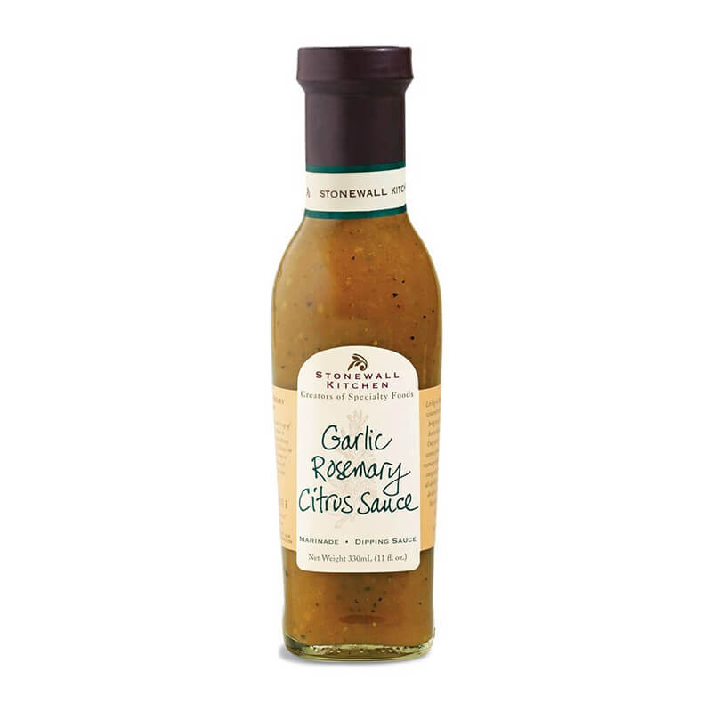 Garlic Rosemary Citrus Sauce von Stonewall Kitchen, 330 ml