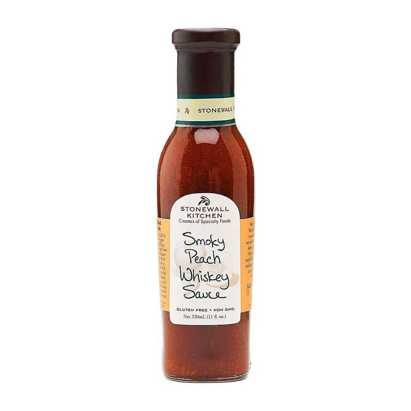 Smoky Peach Whiskey Sauce von Stonewall Kitchen, 330 ml weitere Ansicht Smoky Peach Whiskey Sauce von Stonewall Kitchen, 330 ml