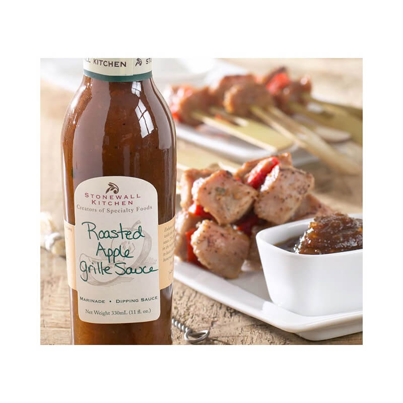 Roasted Apple Grille Sauce von Stonewall Kitchen, 330 ml weitere Ansicht Roasted Apple Grille Sauce von Stonewall Kitchen, 330 ml
