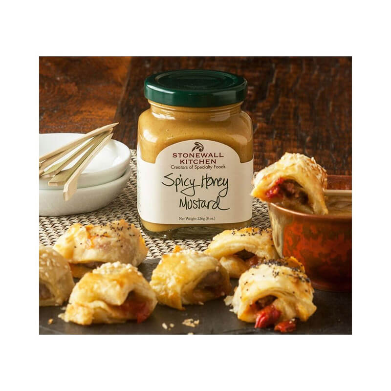 Spicy Honey Mustard - scharfer Senf mit Honig von Stonewall Kitchen, 226 g