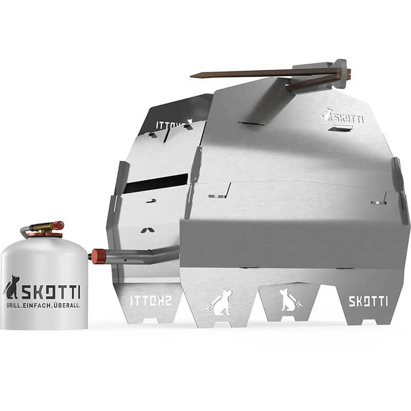 Skotti Cap - Skotti Grill Erweiterung - Windschutz, Ofen- & Toastfunktion weitere Ansicht Skotti Cap - Skotti Grill Erweiterung - Windschutz, Ofen- & Toastfunktion