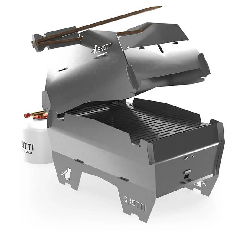 Skotti Cap - Skotti Grill Erweiterung - Windschutz, Ofen- & Toastfunktion weitere Ansicht Skotti Cap - Skotti Grill Erweiterung - Windschutz, Ofen- & Toastfunktion