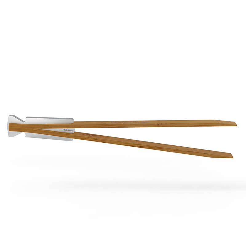 Skotti Tongs Grillzange aus Bambusholz und hochwertigem Aluminium weitere Ansicht Skotti Tongs Grillzange aus Bambusholz und hochwertigem Aluminium
