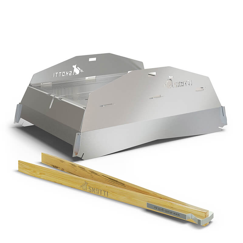 Skotti Cap Max - Skotti Grill Erweiterung - Windschutz, Ofen- & Toastfunktion weitere Ansicht Skotti Cap Max - Skotti Grill Erweiterung - Windschutz, Ofen- & Toastfunktion