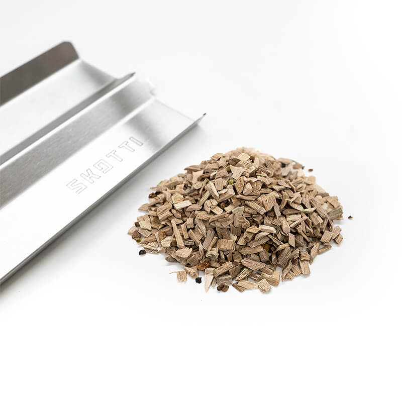 Skotti Smak Räucherschale aus Edelstahl weitere Ansicht Skotti Smak Räucherschale aus Edelstahl