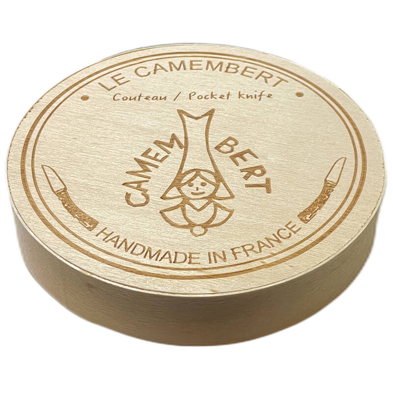 Laguiole en Aubrac Taschenmesser Camembert - 8 cm Klinge, Griff Buchsbaum weitere Ansicht Laguiole en Aubrac Taschenmesser Camembert - 8 cm Klinge, Griff Buchsbaum
