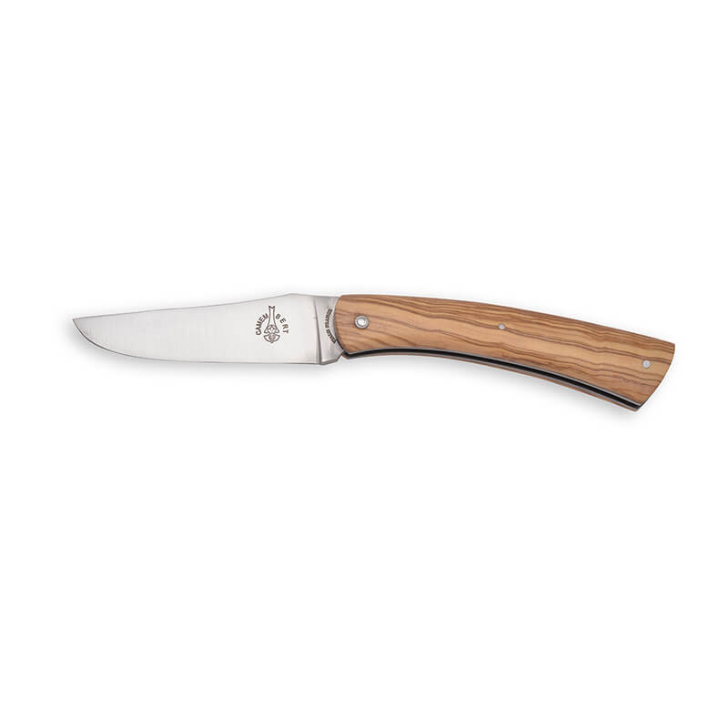 Laguiole en Aubrac Taschenmesser Camembert - 8 cm Klinge, Griff Olivenholz weitere Ansicht Laguiole en Aubrac Taschenmesser Camembert - 8 cm Klinge, Griff Olivenholz