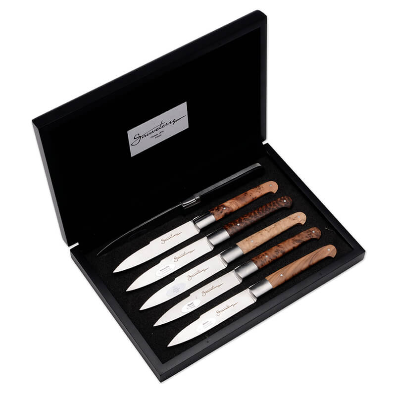 Sauveterre Steakmesserset 6 Stk. Griff gemischtes Holz