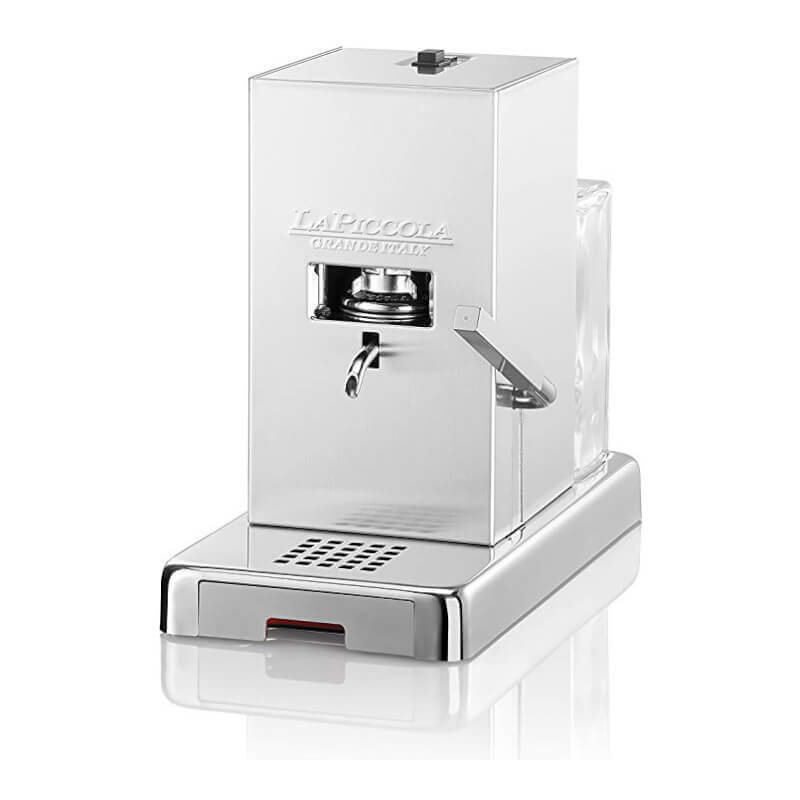 La Piccola Piccola Manuell Espressomaschine für ESE-Pads, Edelstahl matt weitere Ansicht La Piccola Piccola Manuell Espressomaschine für ESE-Pads, Edelstahl matt