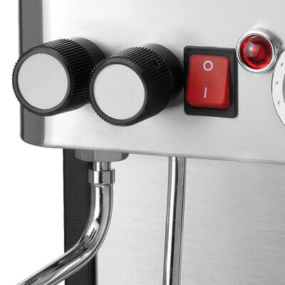 La Piccola Cecilia manuell Nera schwarz 1-gruppig Espressomaschine für ESE-Pads