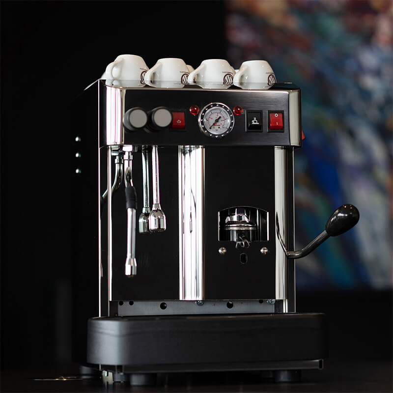 La Piccola Cecilia manuell Edelstahl 1-gruppig Espressomaschine für ESE-Pads weitere Ansicht La Piccola Cecilia manuell Edelstahl 1-gruppig Espressomaschine für ESE-Pads