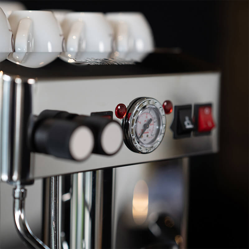 La Piccola Cecilia manuell Edelstahl 1-gruppig Espressomaschine für ESE-Pads weitere Ansicht La Piccola Cecilia manuell Edelstahl 1-gruppig Espressomaschine für ESE-Pads