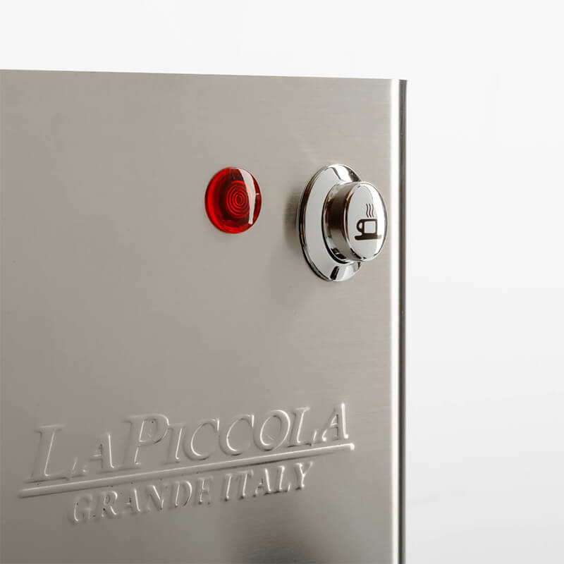 La Piccola Sara Vapore Acciaio Edelstahl Espressomaschine für ESE-Pads