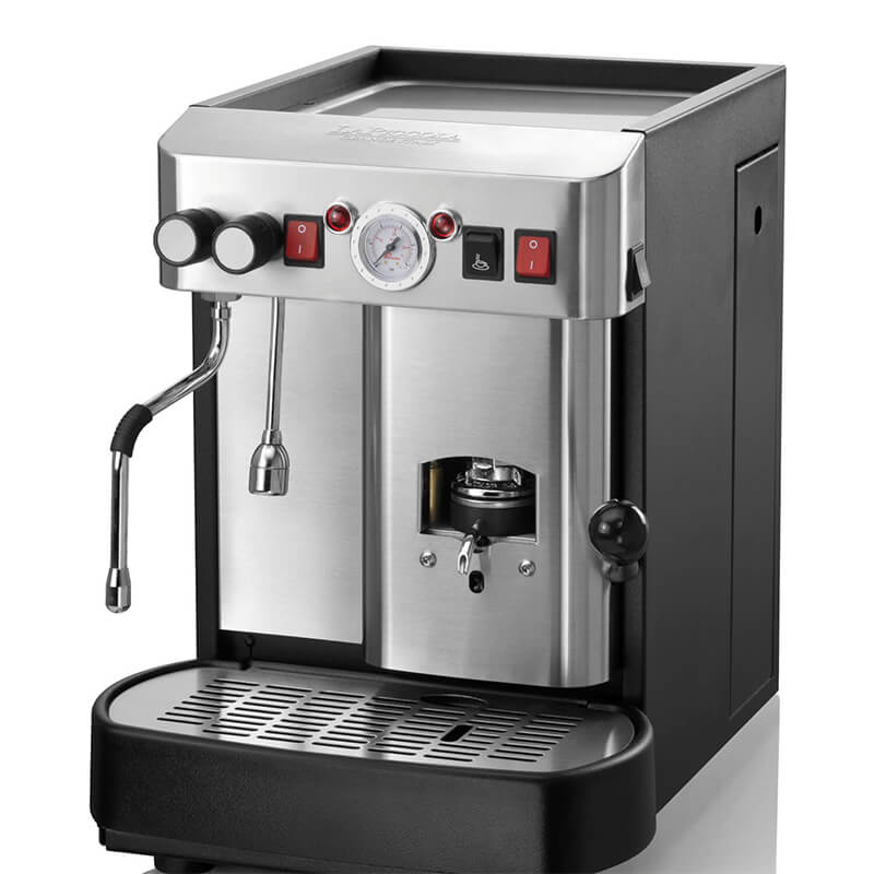 La Piccola Cecilia automatisch Nera schwarz 1-gruppig Espressomaschine für ESE-Pads